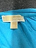MICHAEL Michael Kors 100% Rayon Solid Blue 3/4 Sleeve Blouse Size M - photo 7