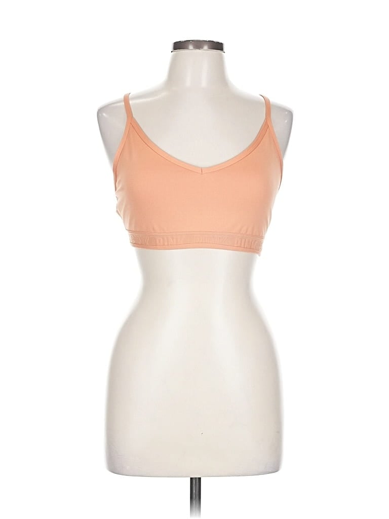 Pre-owned Victoria's Secret Pink Sports Bra In Orange