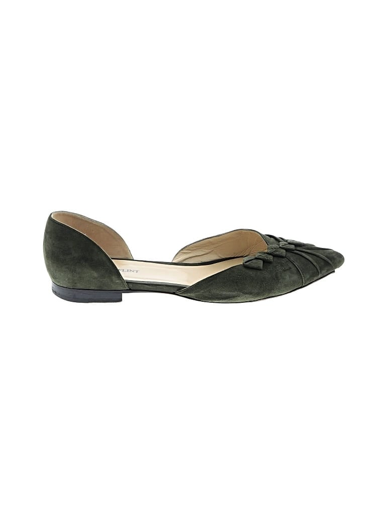 Pre-owned Sarah Flint Flats In Green