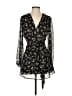 Zara Floral Black Cocktail Dress Size XS - photo 1
