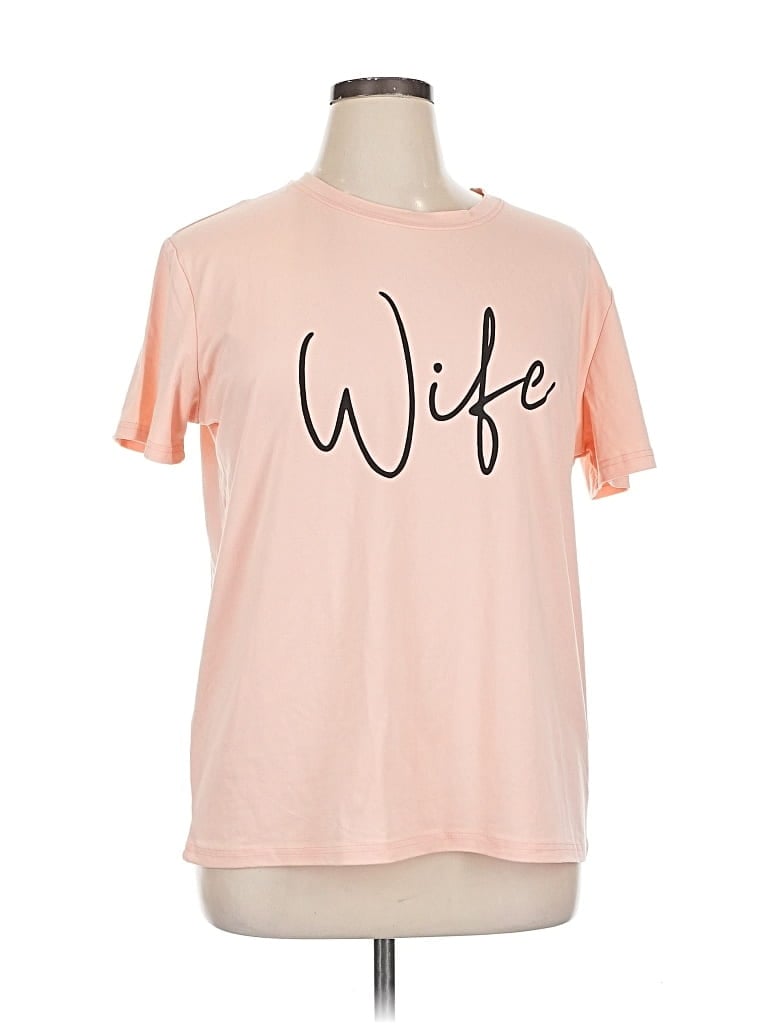 Pre-owned Assorted Brands Short Sleeve T-shirt In Pink