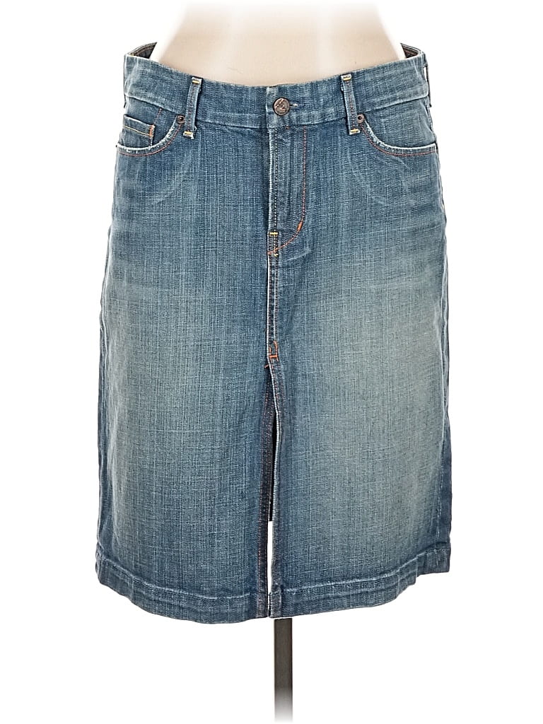 Pre-owned Citizen Of Humanity Denim Skirt In Blue