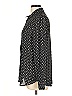 Premise Studio 100% Polyester Polka Dots Black Long Sleeve Blouse Size L - photo 5