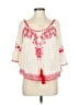 Love Sam 100% Viscose Ivory 3/4 Sleeve Blouse Size XS - photo 1