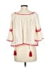 Love Sam 100% Viscose Ivory 3/4 Sleeve Blouse Size XS - photo 2