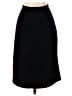 Michele 100% Polyester Solid Black Formal Skirt Size 4 - photo 1