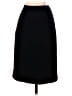 Michele 100% Polyester Solid Black Formal Skirt Size 4 - photo 2