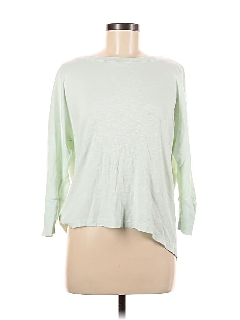 Pre-owned Cynthia Rowley Tjx 3/4 Sleeve T-shirt In Green