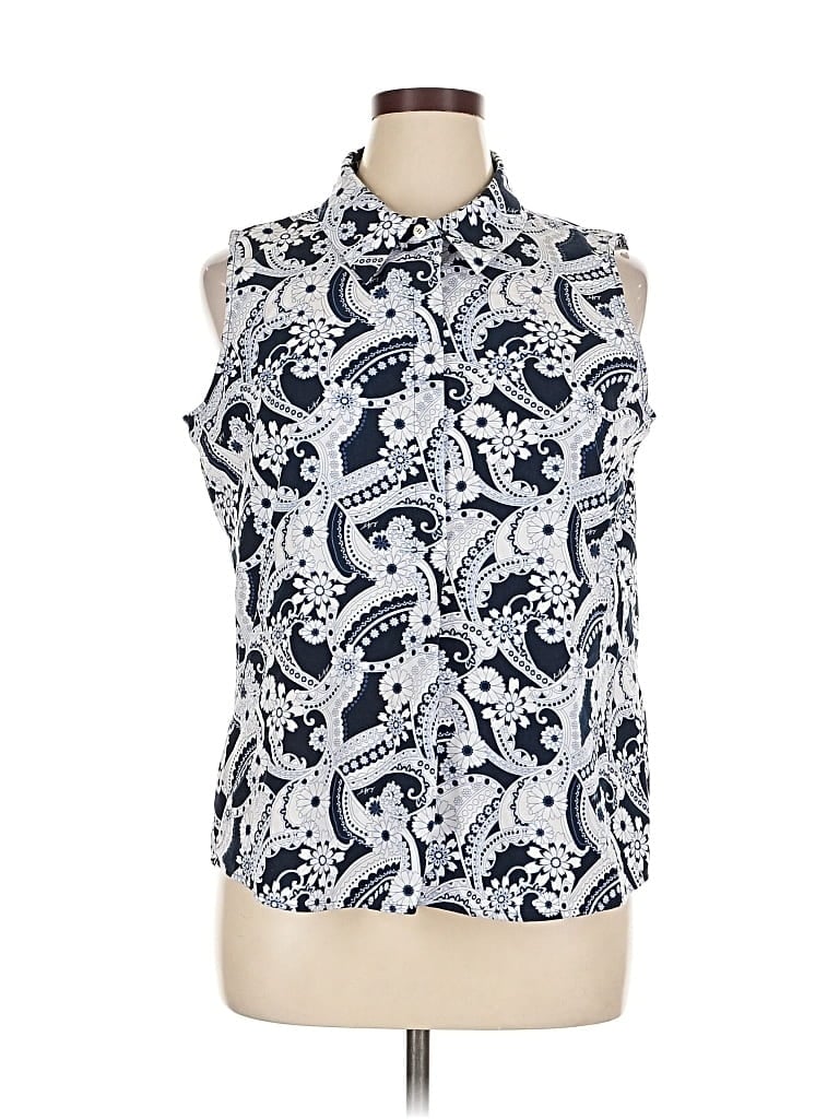 TOMMY HILFIGER Pre-owned Sleeveless Blouse In Blue