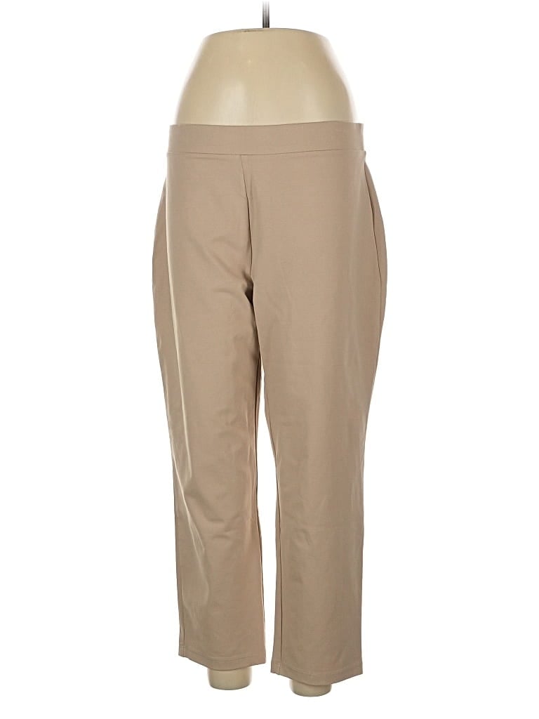 Pre-owned Susan Graver Casual Pants In Brown