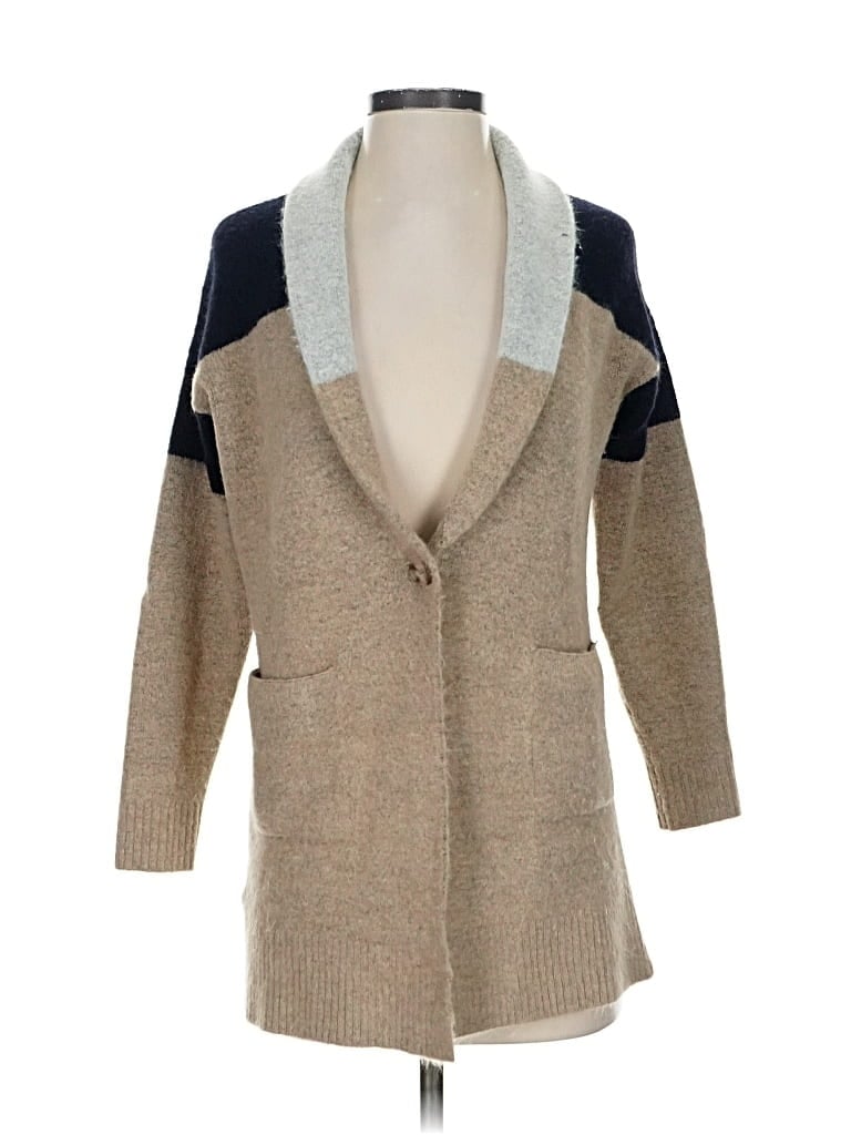 Pre-owned Ann Taylor Loft Cardigan Sweater In Brown