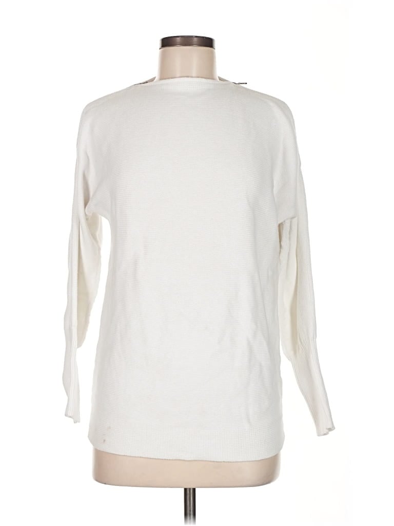 Pre-owned Etcetera Pullover Sweater In White