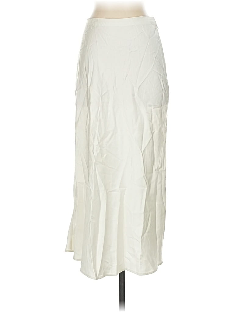 Pre-owned Abercrombie & Fitch Casual Skirt In White