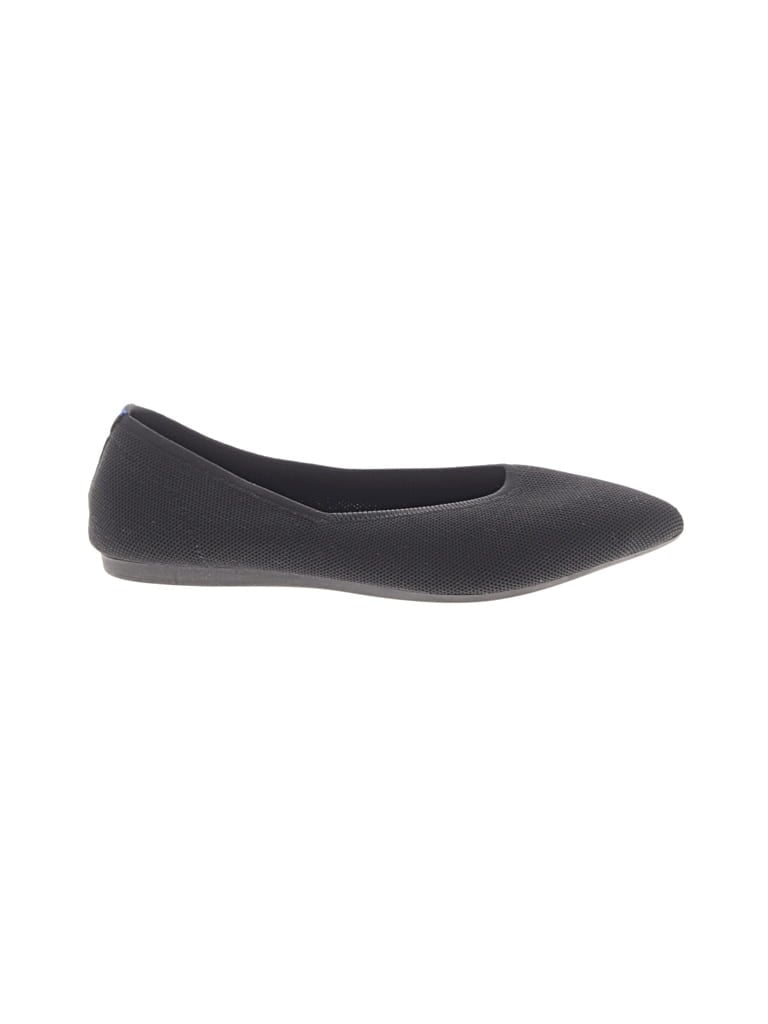 Pre-owned Unbranded Flats In Black