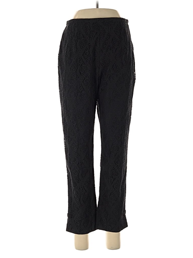 Pre-owned Doncaster Collection Casual Pants In Black
