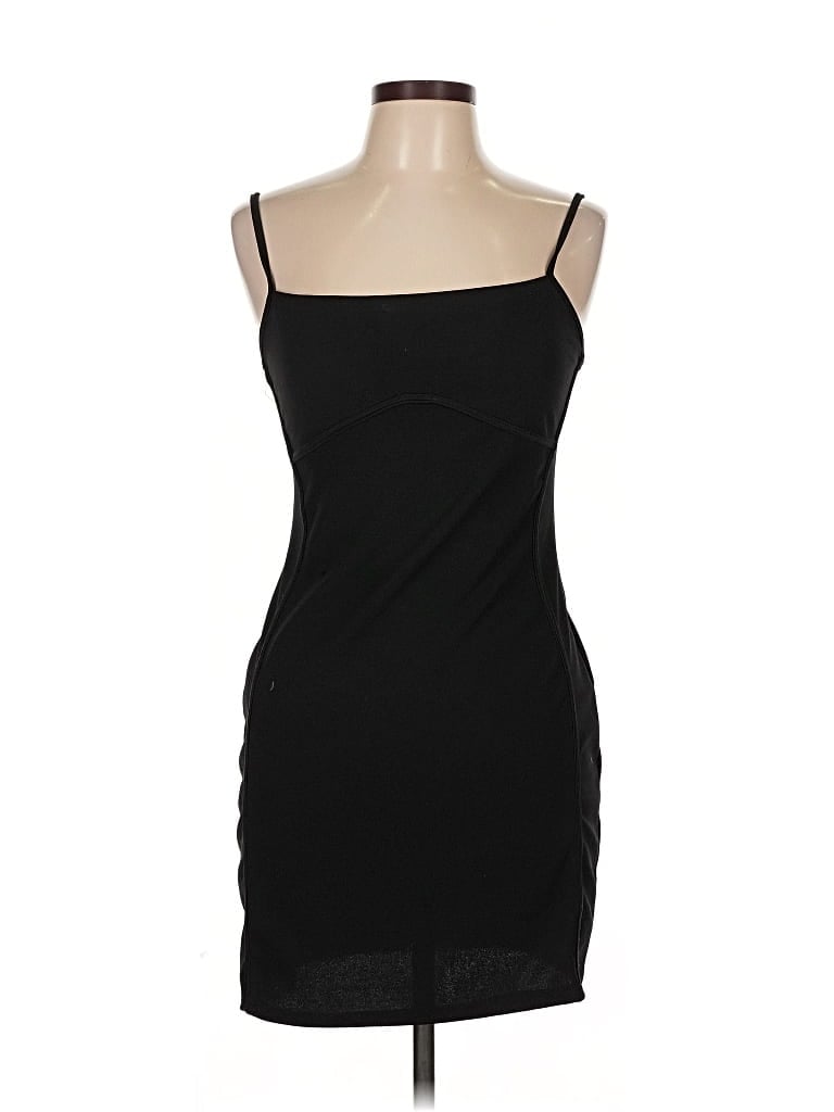 Pre-owned Prettylittlething Cocktail Dress In Black