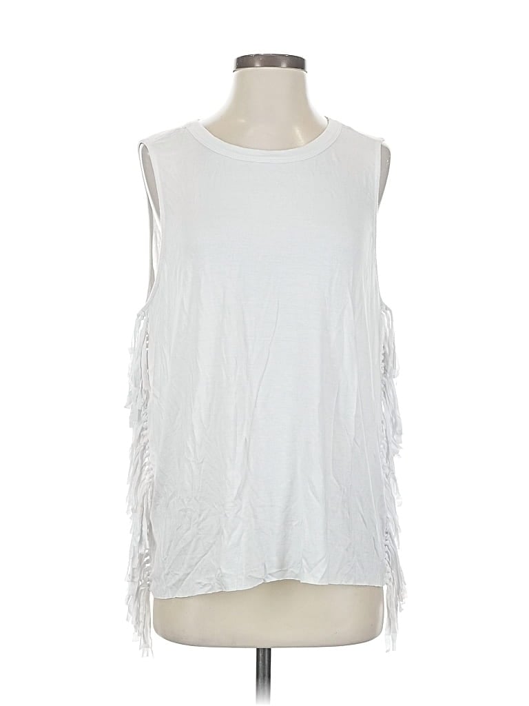 Lea & Viola Sleeveless T-shirt In White