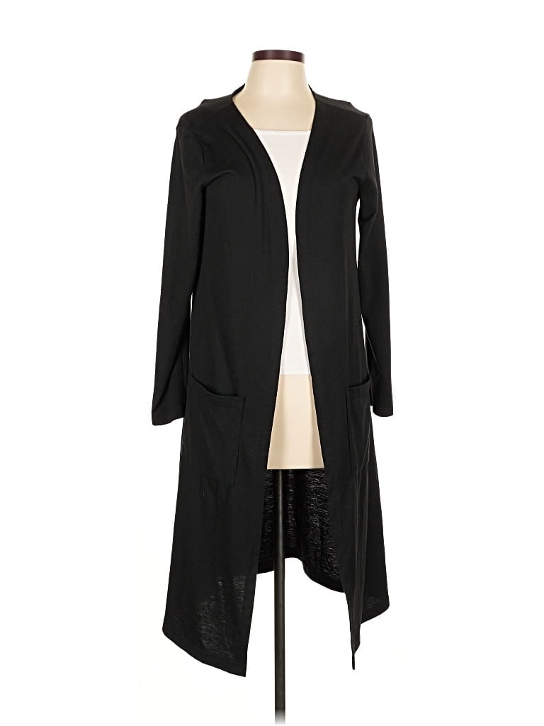 Pre-owned Unbranded Cardigan Sweater In Black