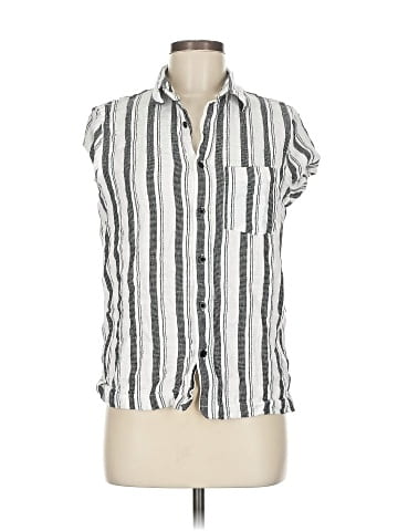 Eighty Eight Sleeveless Button-Down Shirt (view 1)