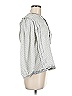 Diane Freis 100% Polyester Silver Black 3/4 Sleeve Blouse Size M (estimated) - photo 4