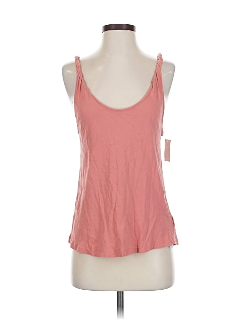 Current Elliott Tank Top Pink Halter Neckline Tops In Pink