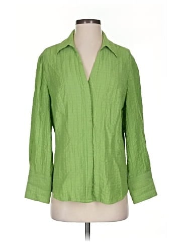 Coldwater Creek 3/4 Sleeve Button-Down Shirt (view 1)