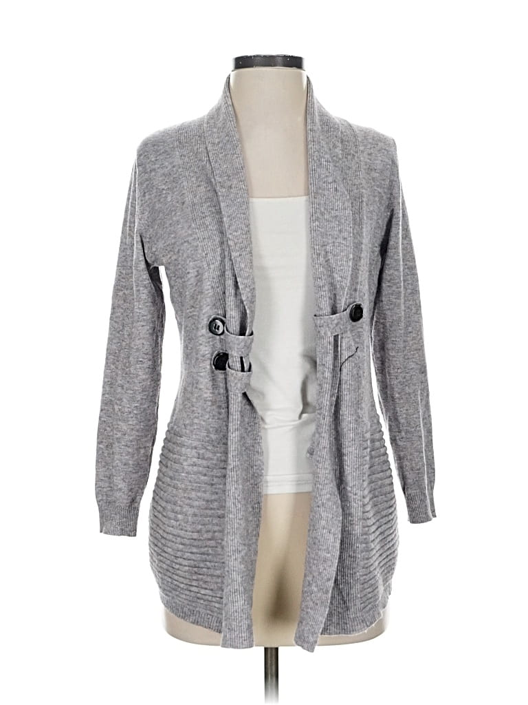 Pre-owned Fortune + Ivy Cardigan Sweater In Gray
