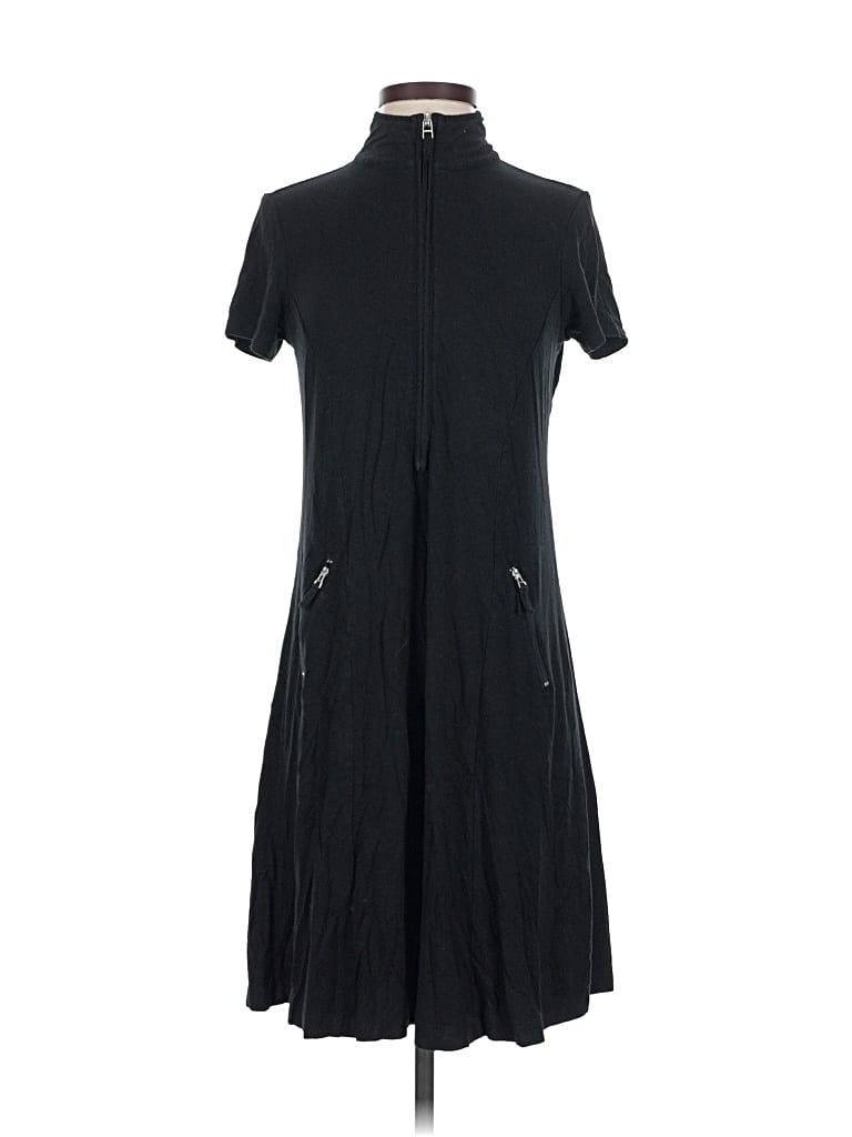 Pre-owned Zenergy By Chico's Casual Dress In Black