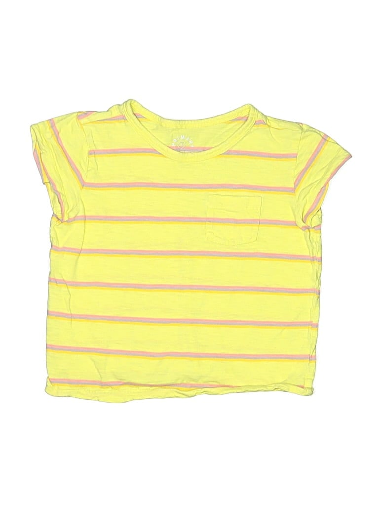 Pre-owned Primary Clothing Kids' Short Sleeve T-shirt In Yellow