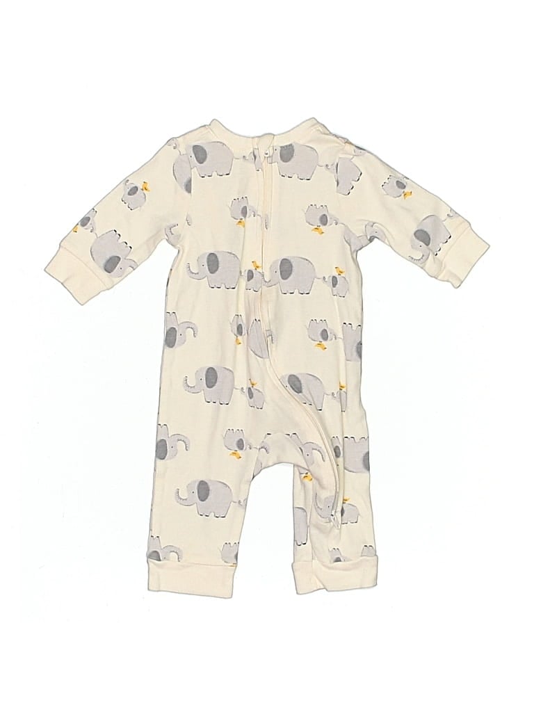 Pre-owned Old Navy Babies' Long Sleeve Outfit In White