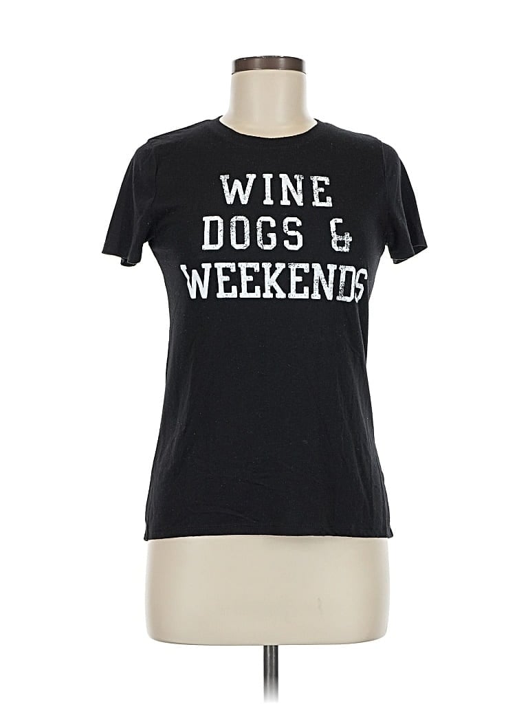 Pre-owned Modern Lux Short Sleeve T-shirt In Black