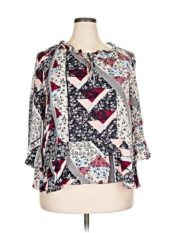 Jessica Simpson 3/4 Sleeve Blouse (view 1)