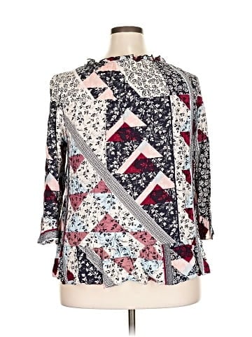 Jessica Simpson 3/4 Sleeve Blouse (view 2)