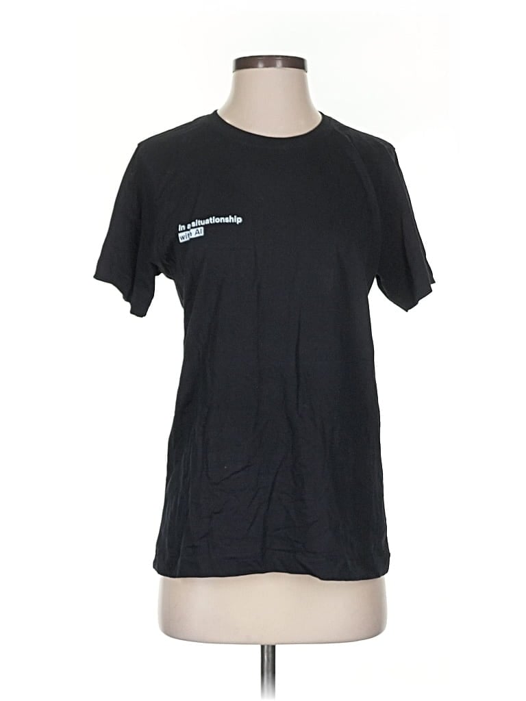 Pre-owned Assorted Brands Short Sleeve T-shirt In Black