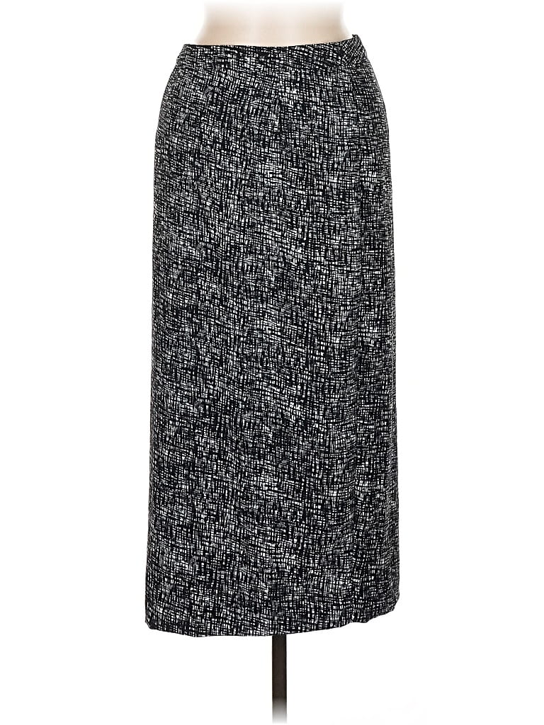 Pre-owned Who What Wear Formal Skirt In Gray
