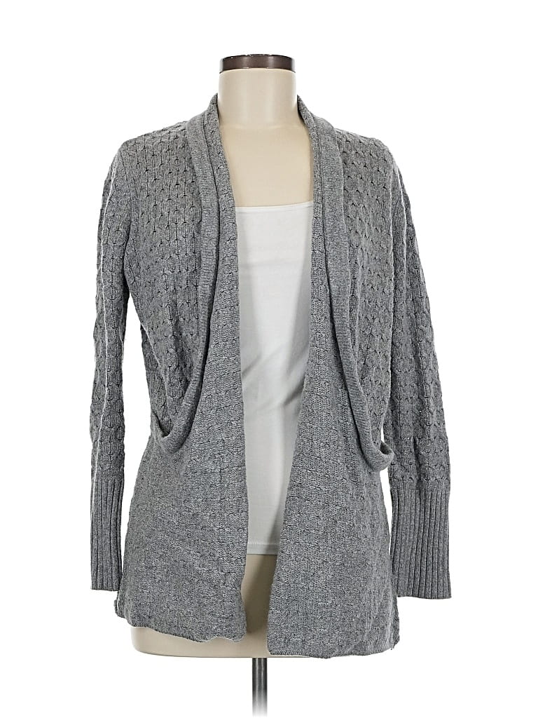Pre-owned Brixon Ivy Cardigan Sweater In Gray