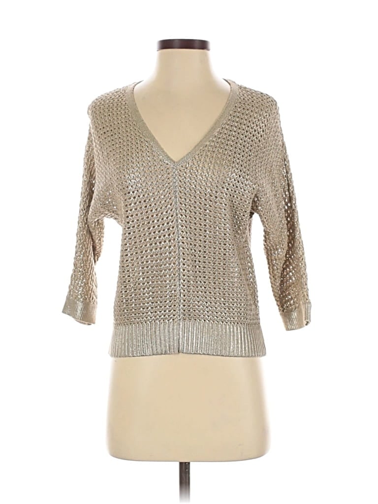 CHICO'S Pre-owned Pullover Sweater In Brown