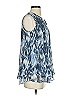 Cristina B. 100% Polyester Blue Sleeveless Blouse Size XS - photo 4