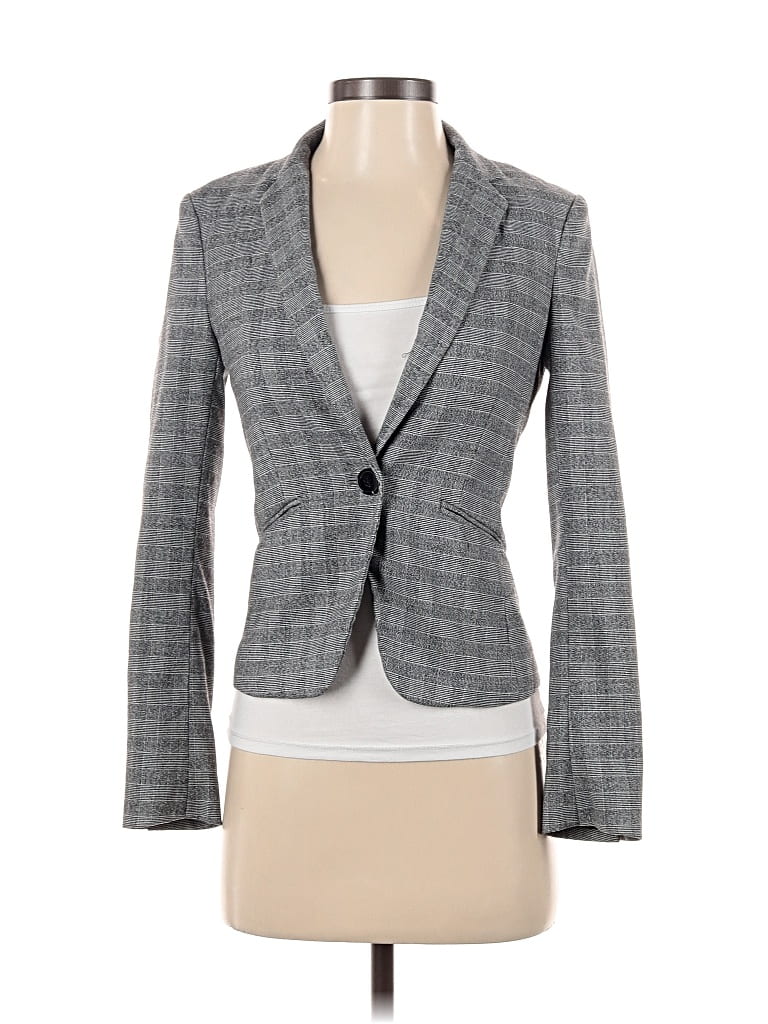 H&M Pre-owned Blazer Jacket In Gray