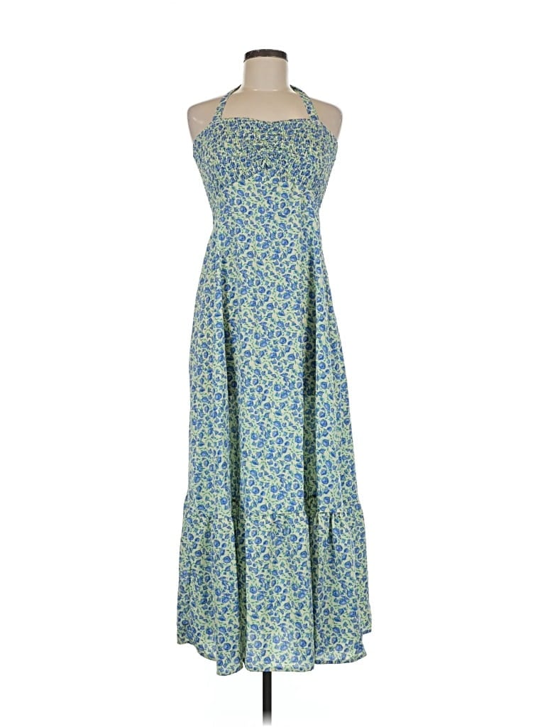 SHEIN Pre-owned Casual Dress In Blue