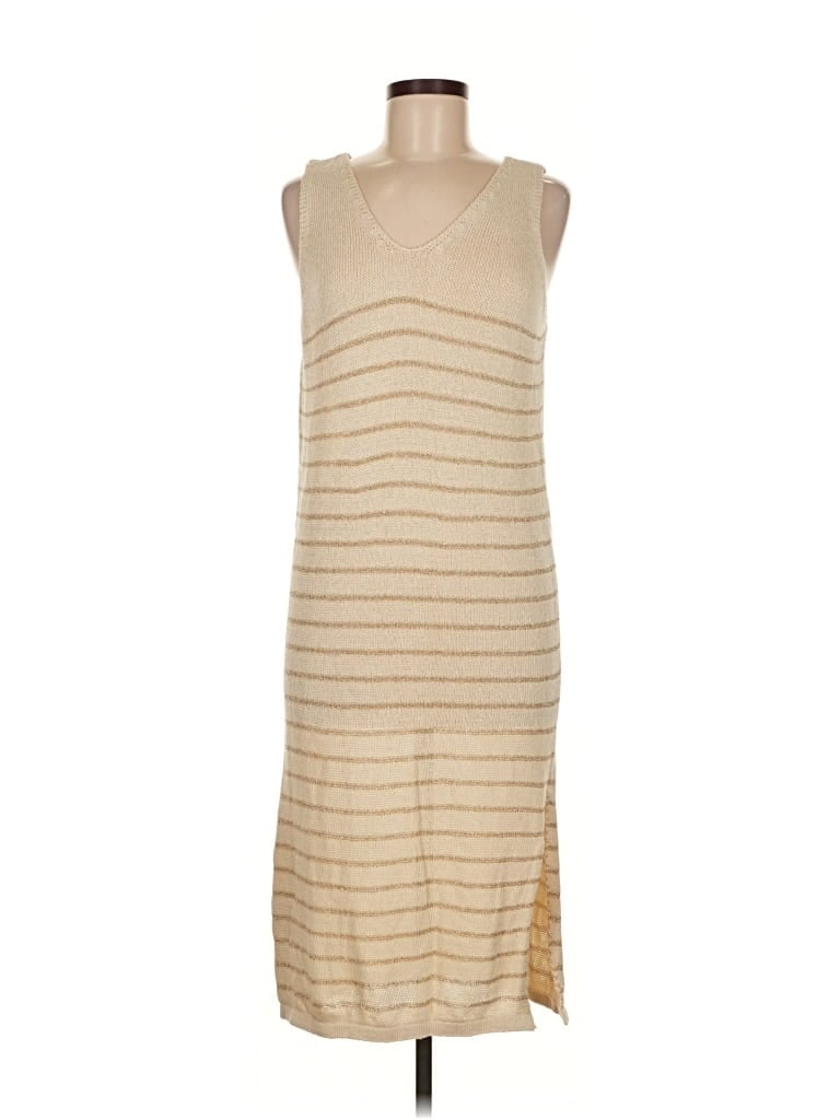 Pre-owned Assorted Brands Casual Dress In Brown