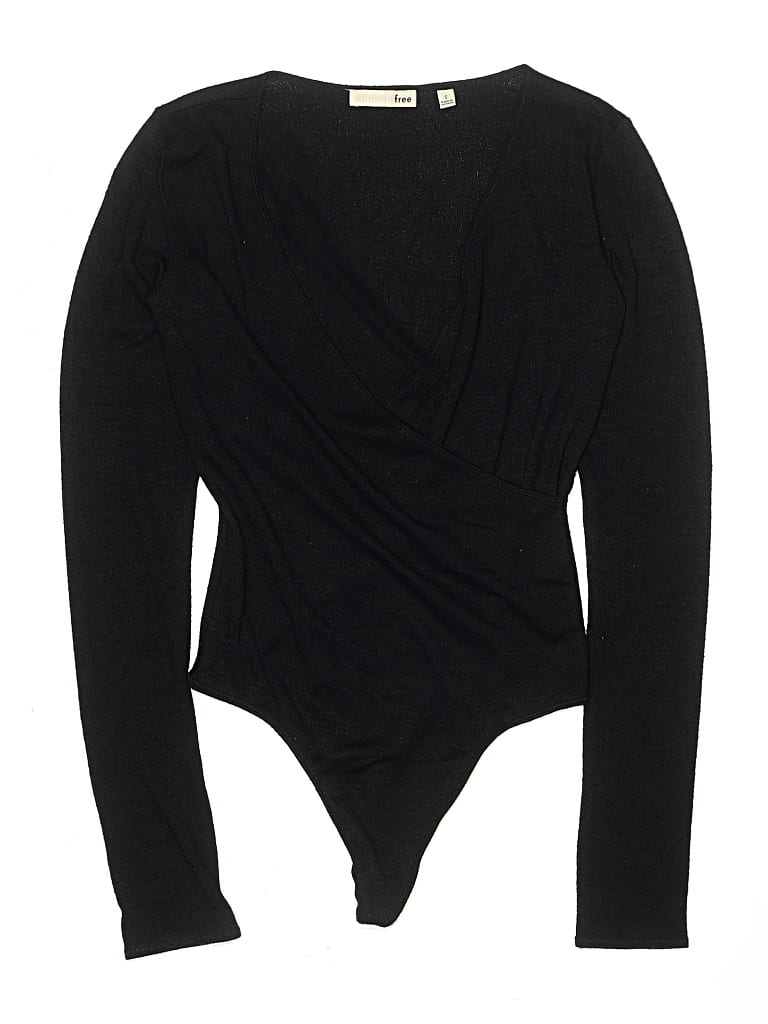 Pre-owned Wilfred Free Bodysuit In Black