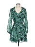 Zara Paisley Green Cocktail Dress Size XS - photo 1
