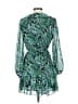 Zara Paisley Green Cocktail Dress Size XS - photo 2