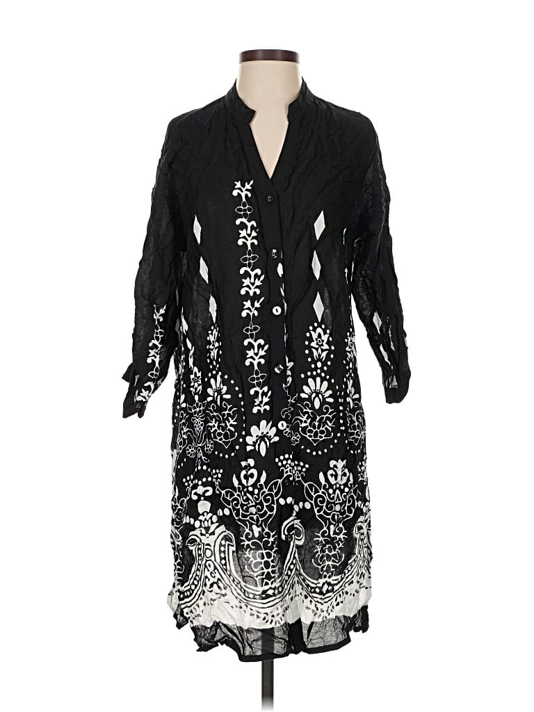 Pre-owned Assorted Brands Casual Dress In Black