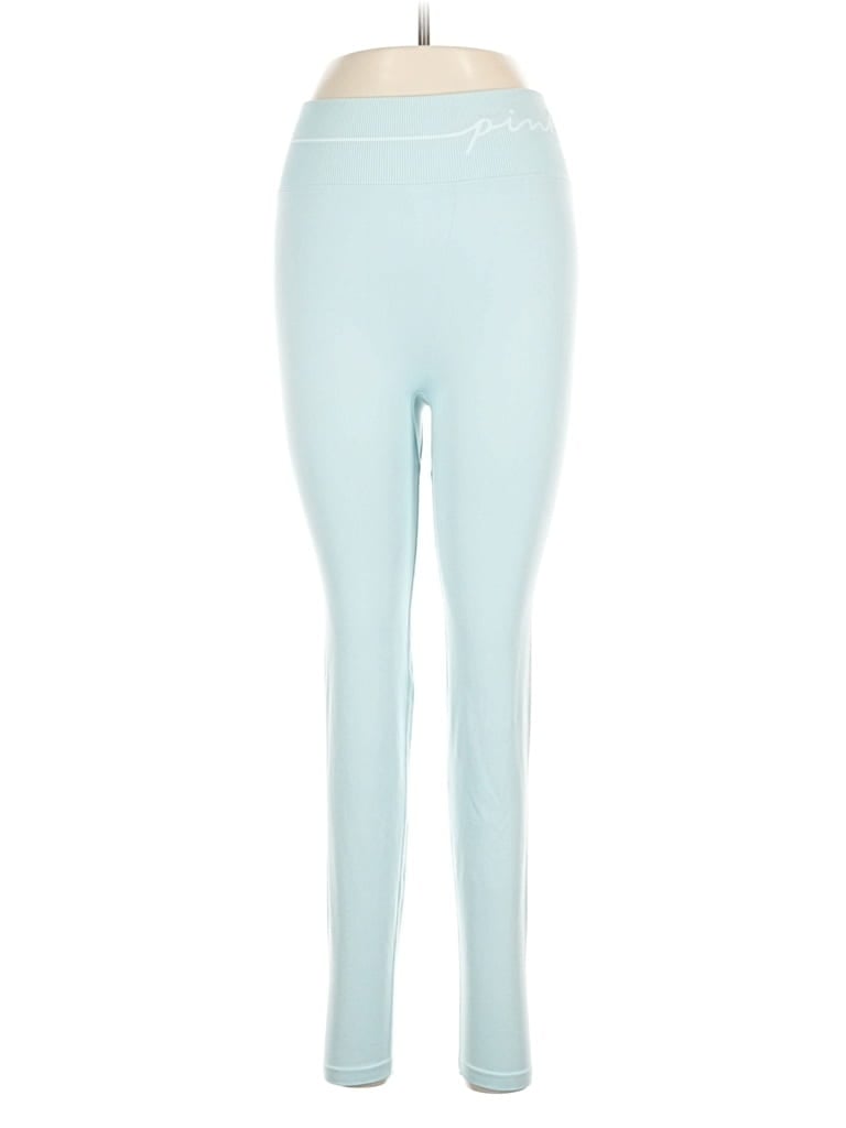 Pre-owned Victoria's Secret Pink Active Pants In Blue