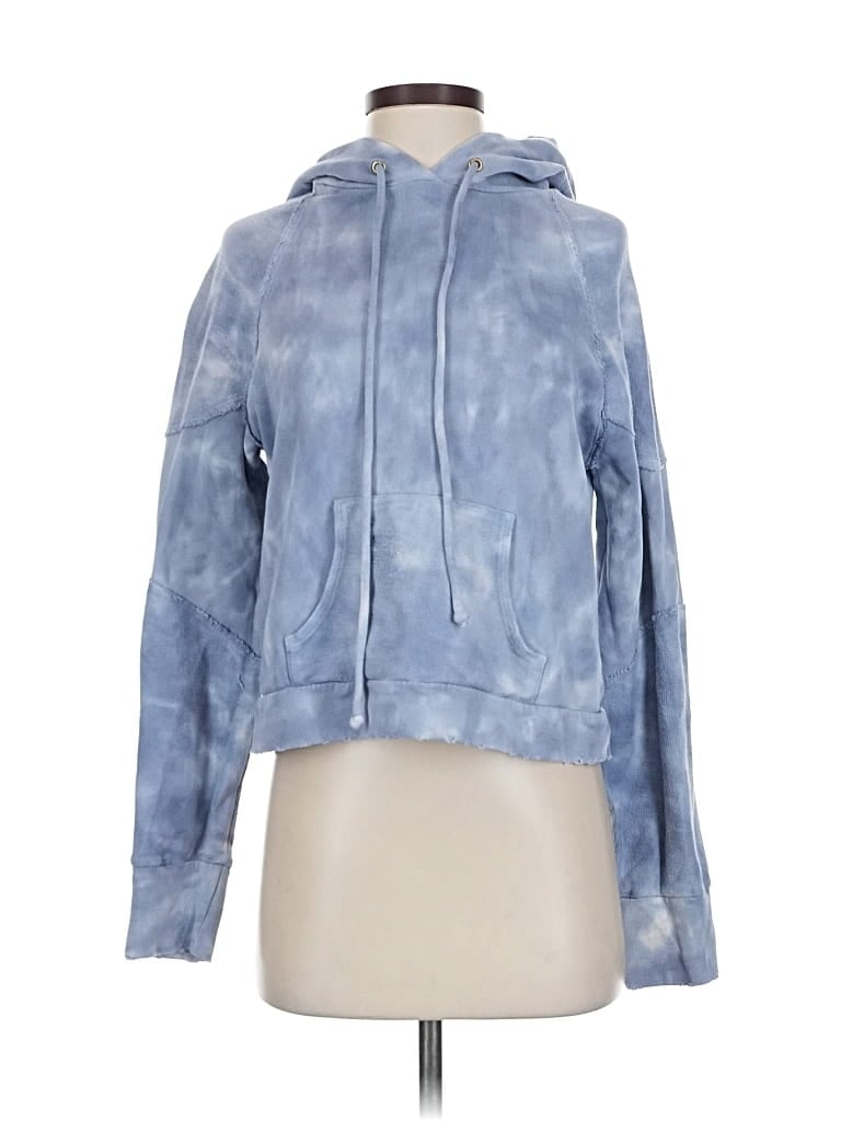 Pre-owned Loveshackfancy Pullover Hoodie In Blue