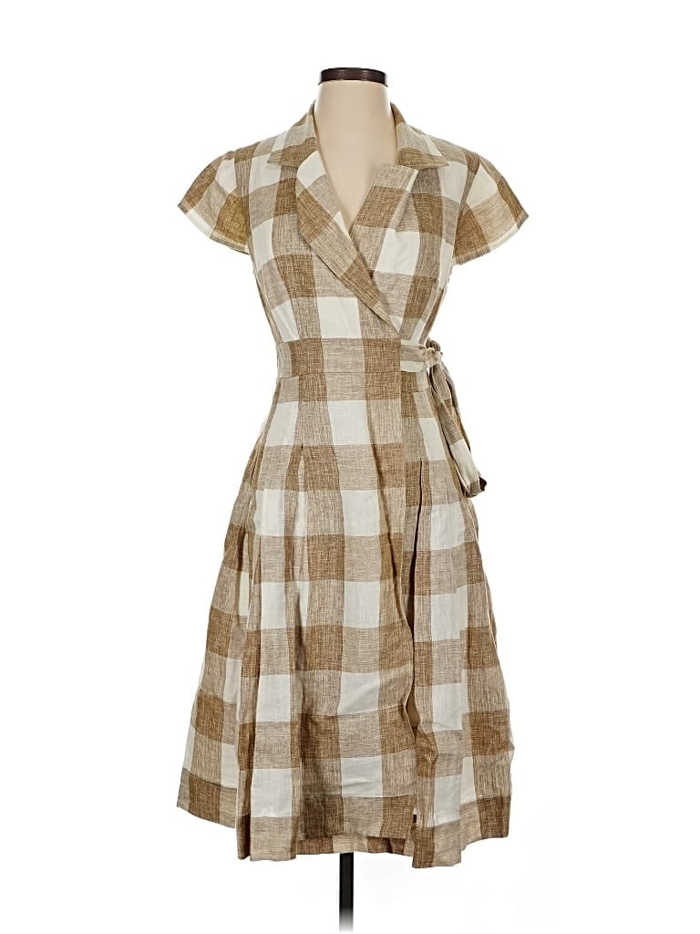 Pre-owned Gal Meets Glam Casual Dress In Brown