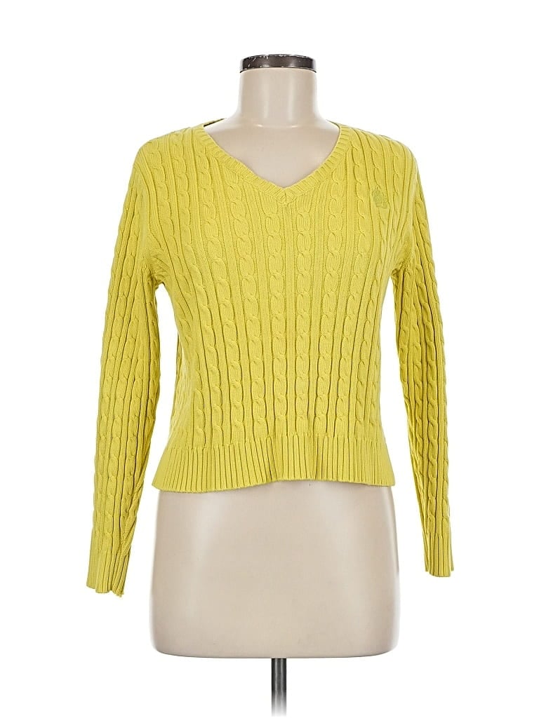 LIZ CLAIBORNE Pre-owned Pullover Sweater In Yellow