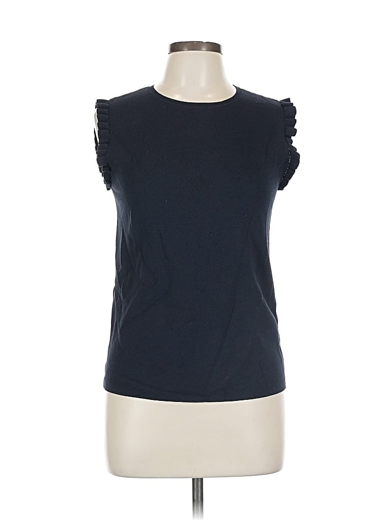 Pre-owned Ann Taylor Factory Sweater Vest In Blue